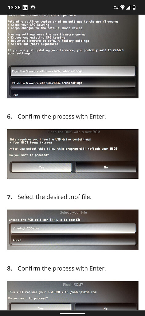 NitroPad T430 Firmware Update Brick - NitroPad, NitroPC - Nitrokey Support